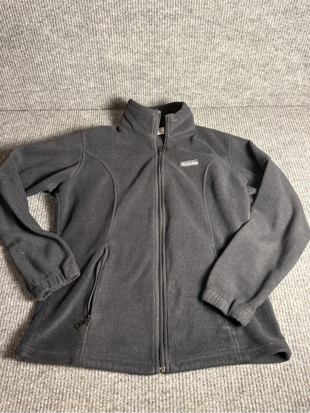 Columbia Benton Springs Black Full Zip Fleece Jacket Size Large L